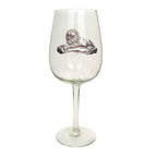 Recycled Glass Pewter Animal Wine Glass