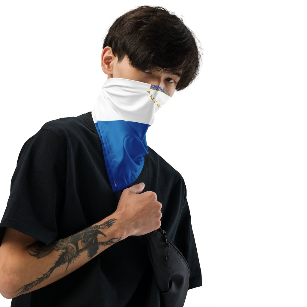 Nicaragua Flag Bandana All-Over Print Bandana La Vie Bien Nicaragua Flag Bandana