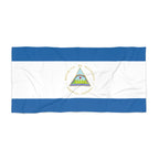 Nicaragua Flag Beach Towel Beach Towel (Generic Brand) La Vie Bien Nicaragua Flag Beach Towel