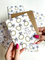 Nice Ring to it Engagement Card, Funny Ring Card, Soon to be Bride Card by Five Dot Post