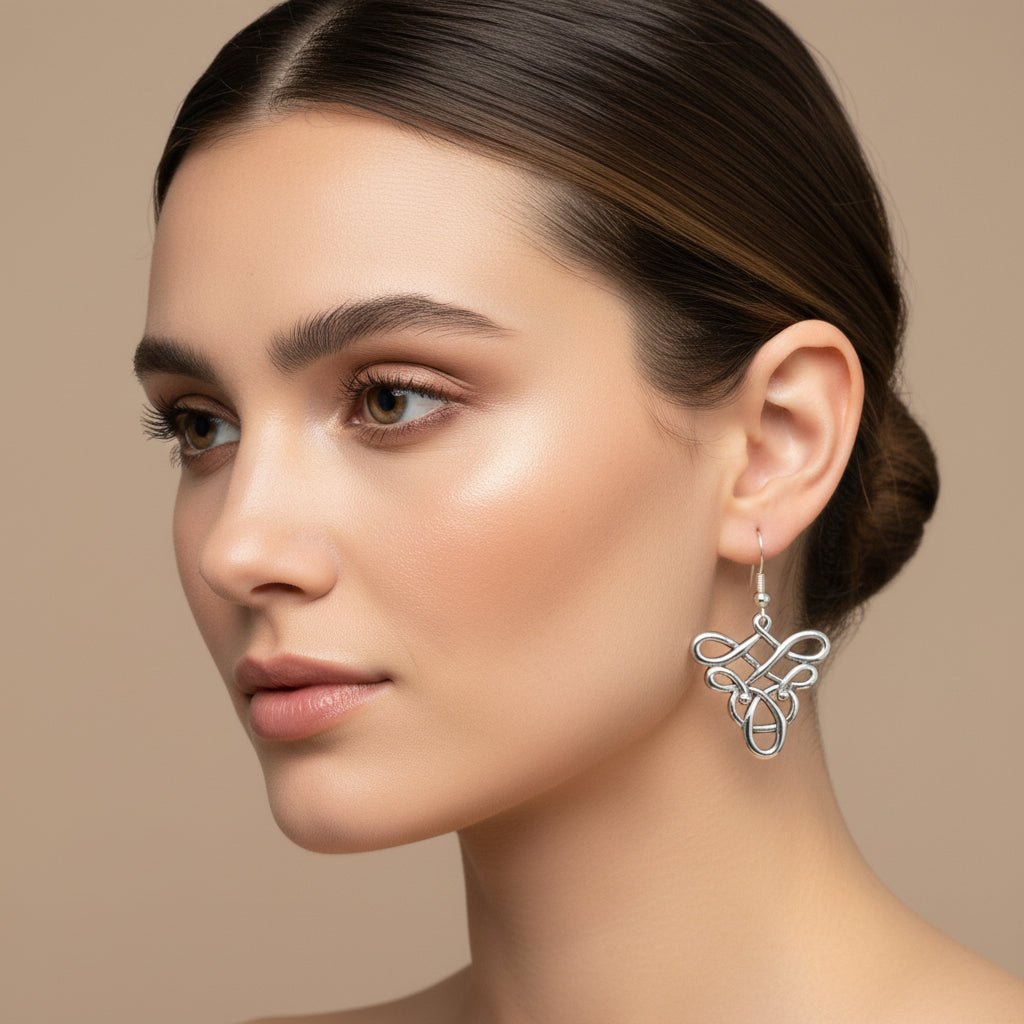 Nicollynne Celtic Knot Earrings Dangle Earrings La Vie Bien Nicollynne Celtic Knot Earrings