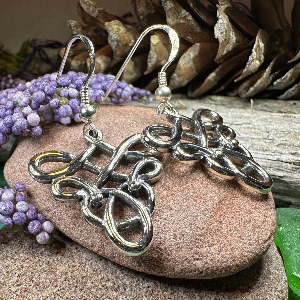 Nicollynne Celtic Knot Earrings Dangle Earrings La Vie Bien Nicollynne Celtic Knot Earrings