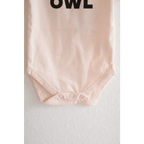 Night Owl Organic Cotton Baby Onesie by Polished Prints