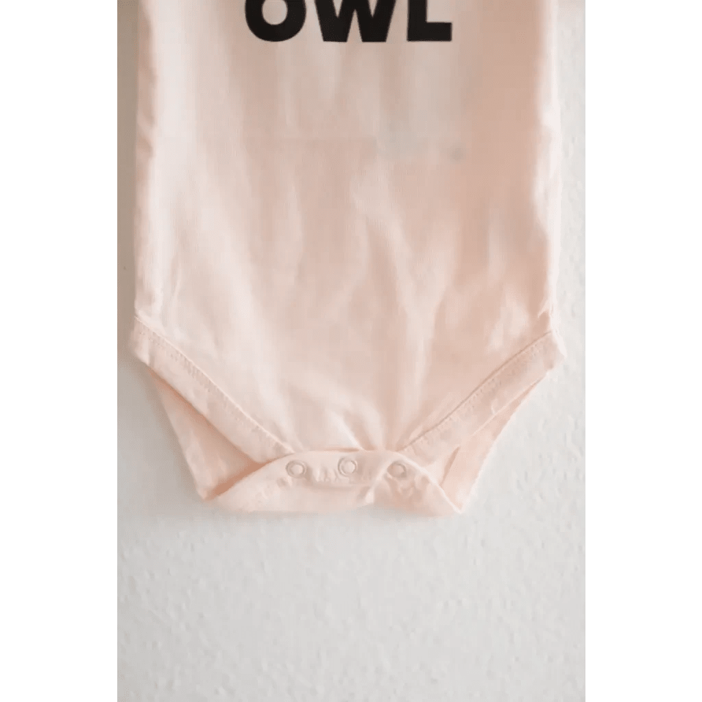 Night Owl Organic Cotton Baby Onesie by Polished Prints