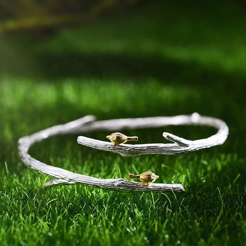 Nightingales on Branch Bracelet Bracelet La Vie Bien Nightingales on Branch Bracelet