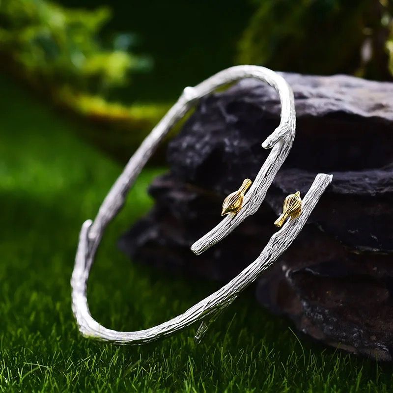 Nightingales on Branch Bracelet Bracelet La Vie Bien Nightingales on Branch Bracelet