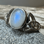 Nina Celtic Knot Moonstone Ring for Women Ring La Vie Bien Nina Celtic Knot Moonstone Ring for Women