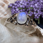 Nina Celtic Knot Moonstone Ring for Women Ring La Vie Bien Nina Celtic Knot Moonstone Ring for Women