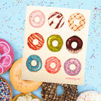 Nine Donuts Swedish dishcloth | Multi-color Swedish Dishcloths La Vie Bien Nine Donuts Swedish dishcloth | Multi-color