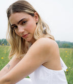 Nisha Ball and Oval Stud Earrings HME stock line La Vie Bien Nisha Ball and Oval Stud Earrings