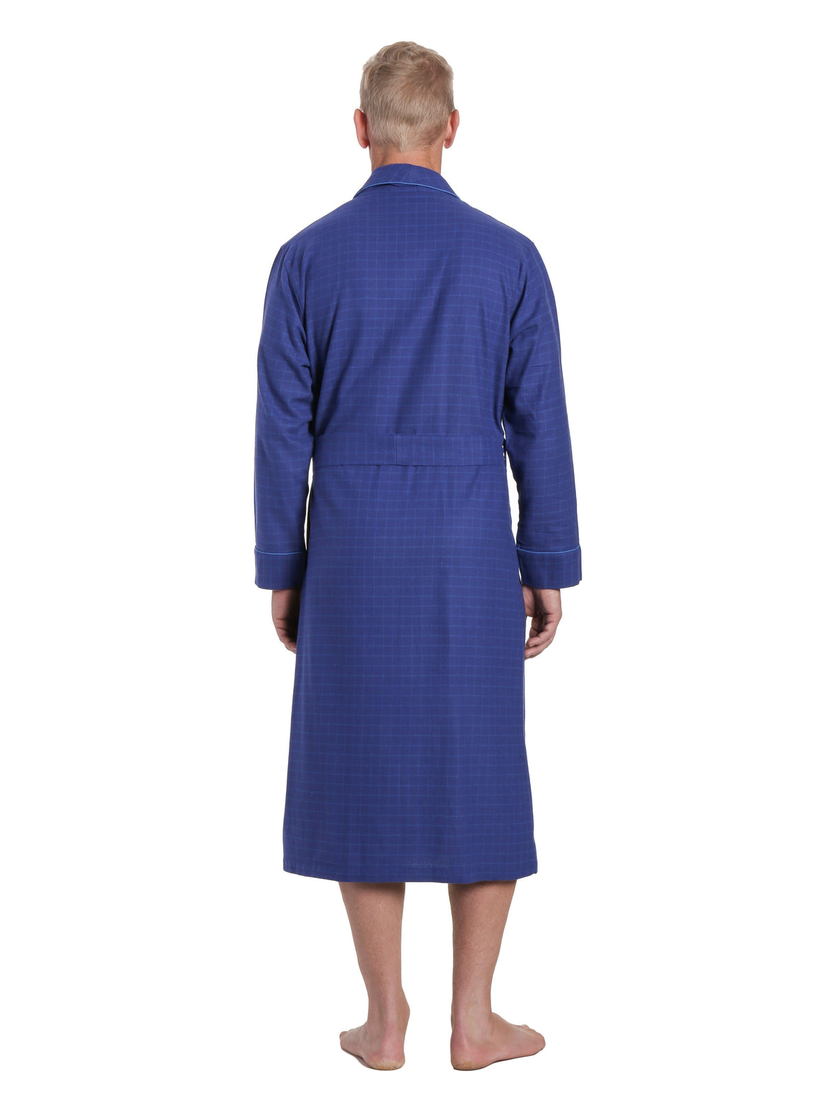 Mens Robe - Premium 100% Cotton Flannel Robe