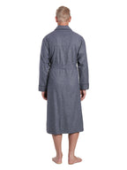 Mens Robe - Premium 100% Cotton Flannel Robe