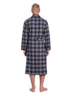 Mens Robe - Premium 100% Cotton Flannel Robe