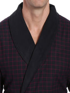 Men's Premium 100% Cotton Flannel Fleece Lined Robe