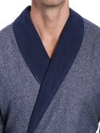 Men's Premium 100% Cotton Flannel Fleece Lined Robe