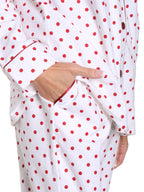 Womens Premium 100% Cotton Flannel Pajama Sleepwear Set