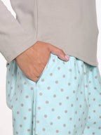 Womens Premium 100% Cotton Flannel/Thermal Loungewear Set