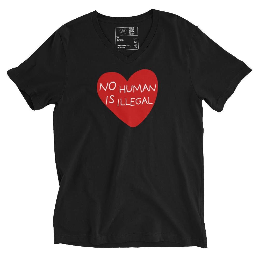 No Human Is Illegal Classic Tee by Kind Cotton