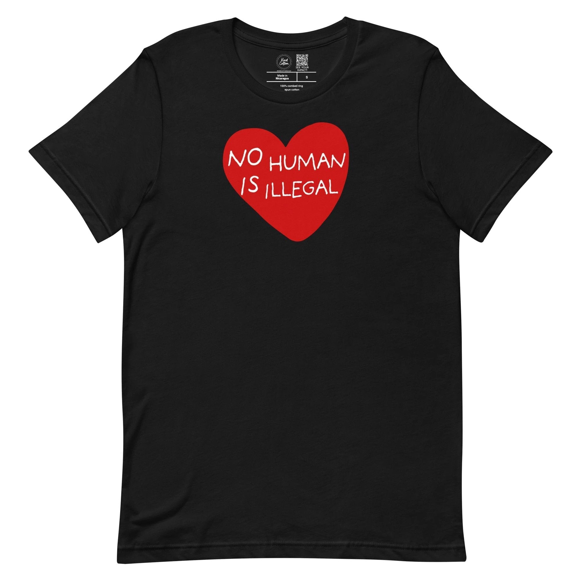 No Human Is Illegal Classic Tee by Kind Cotton