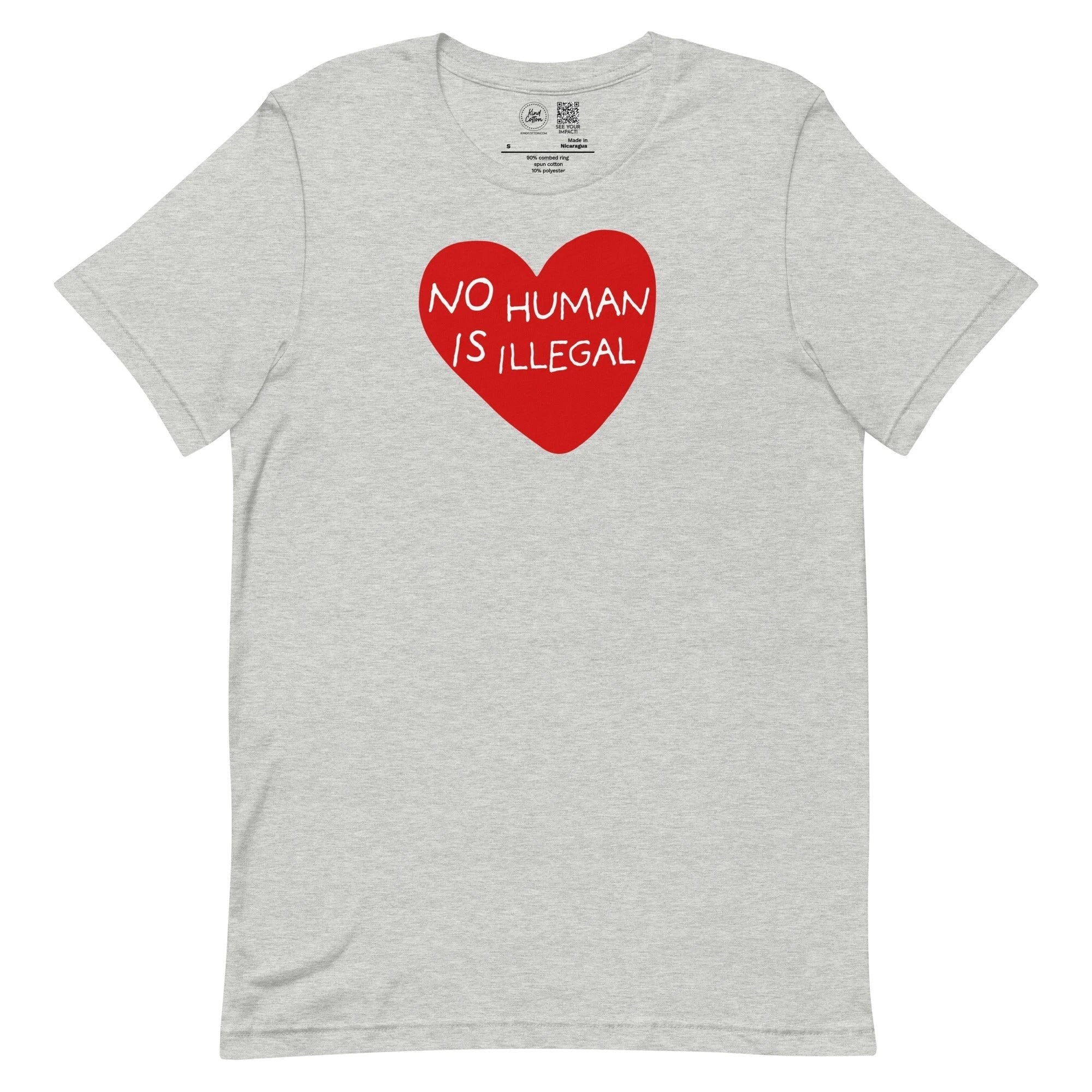 No Human Is Illegal Classic Tee by Kind Cotton