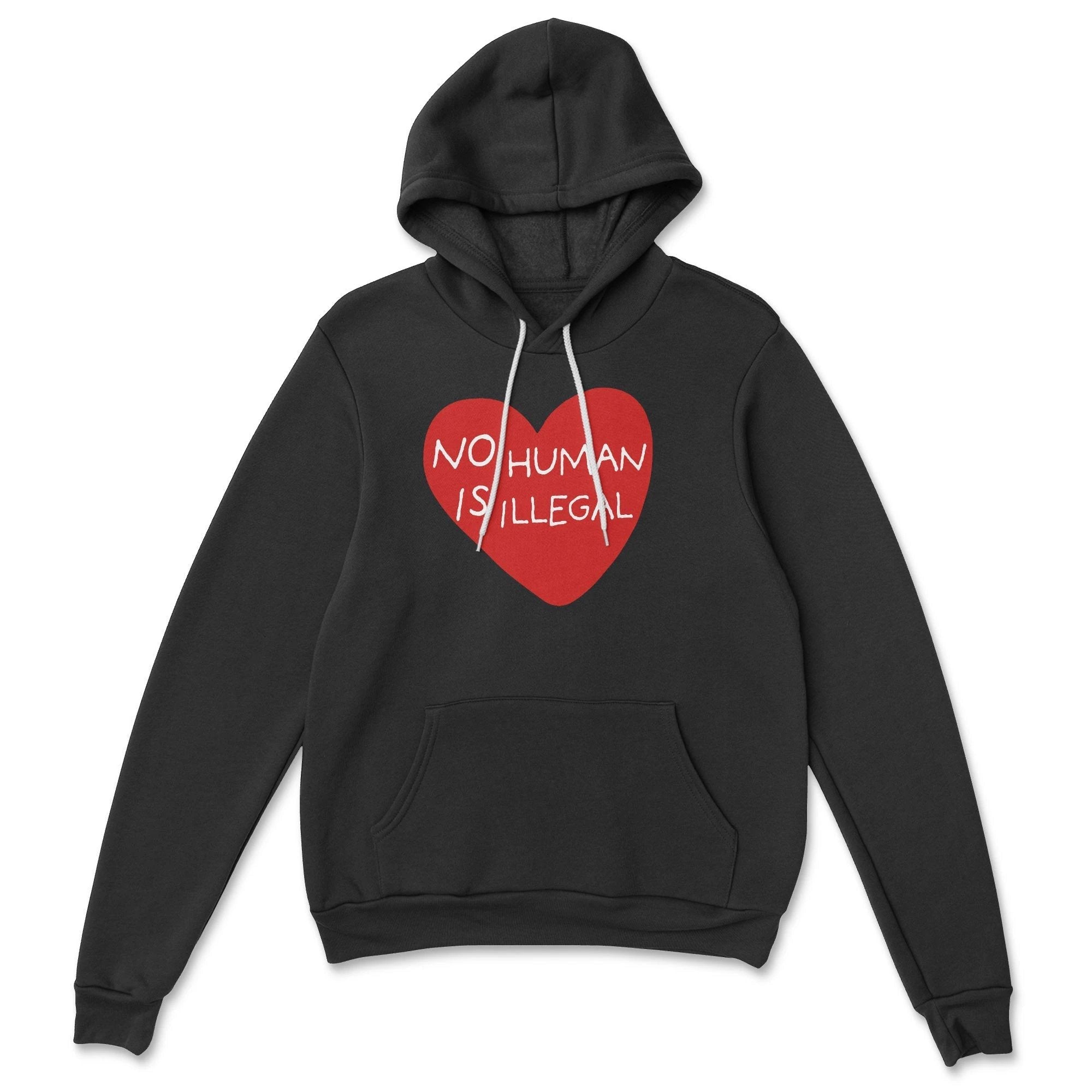 No Human Is Illegal Pullover Fleece by Kind Cotton