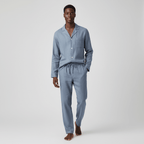 Noble Mount 100% Linen Men's Pajama Set for Summer pajama-sets La Vie Bien Noble Mount 100% Linen Men's Pajama Set for Summer