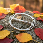 Noelle Celtic Knot Scarf Ring - Handmade in England Scarf Ring La Vie Bien Noelle Celtic Knot Scarf Ring - Handmade in England