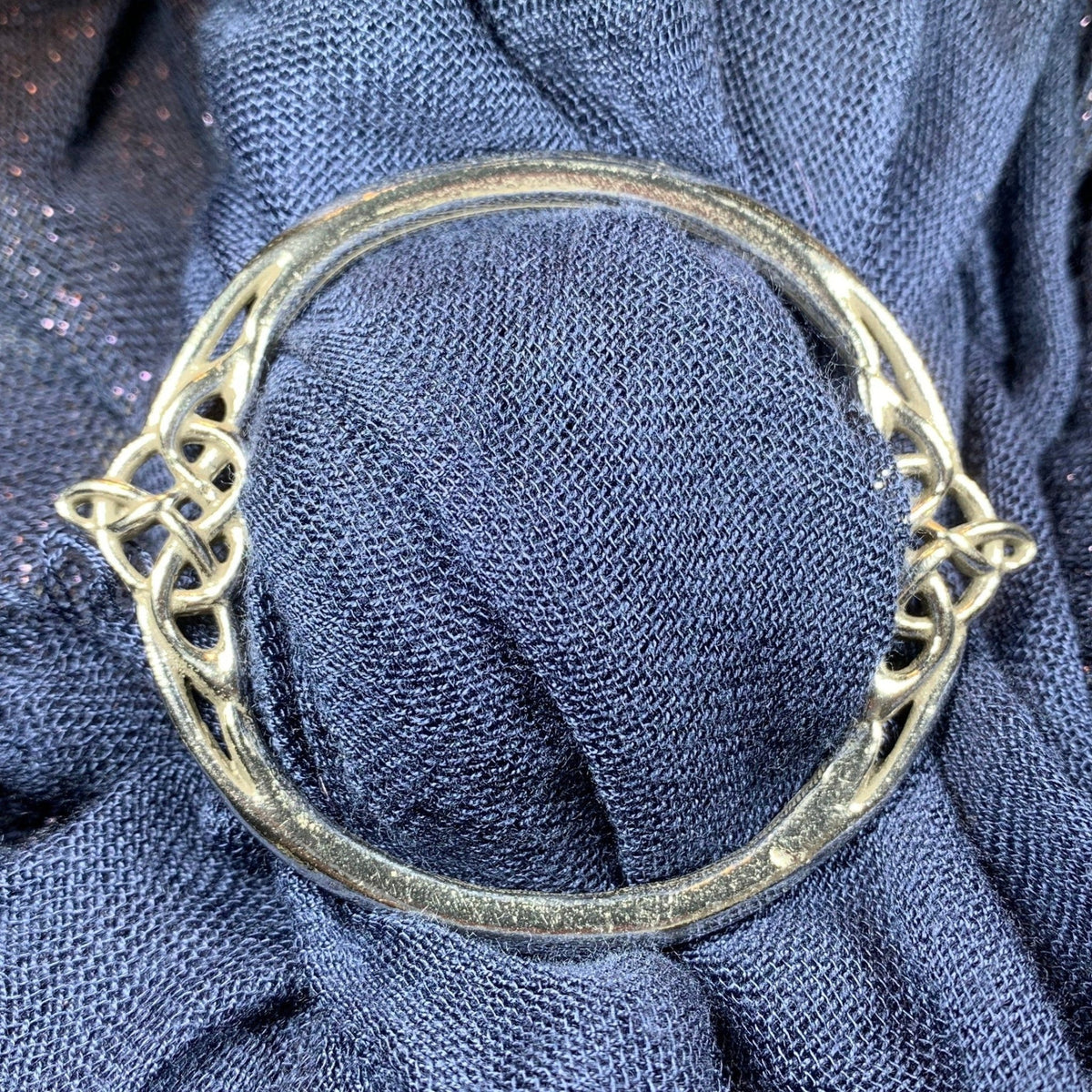 Noelle Celtic Knot Scarf Ring - Handmade in England Scarf Ring La Vie Bien Noelle Celtic Knot Scarf Ring - Handmade in England