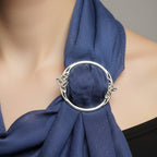 Noelle Celtic Knot Scarf Ring - Handmade in England Scarf Ring La Vie Bien Noelle Celtic Knot Scarf Ring - Handmade in England
