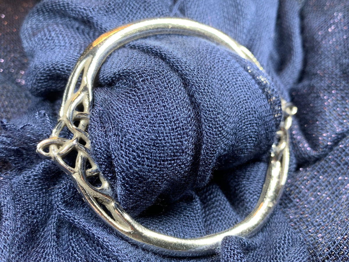 Noelle Celtic Knot Scarf Ring - Handmade in England Scarf Ring La Vie Bien Noelle Celtic Knot Scarf Ring - Handmade in England