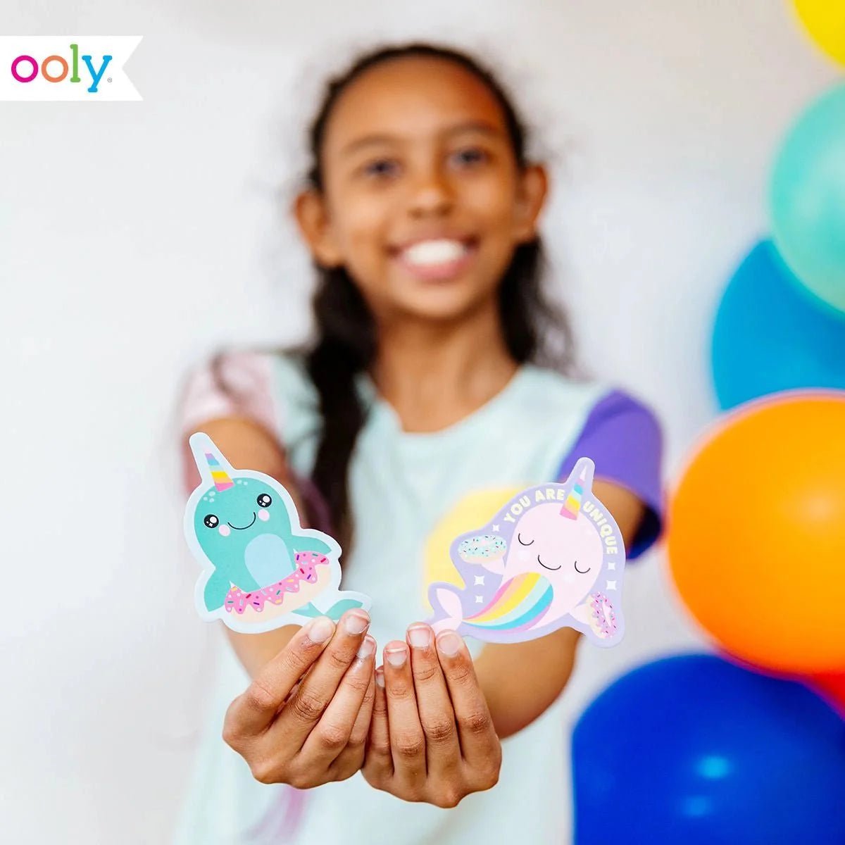 Nom Nom Narwhals Scented Stickers Just for Kids La Vie Bien Nom Nom Narwhals Scented Stickers