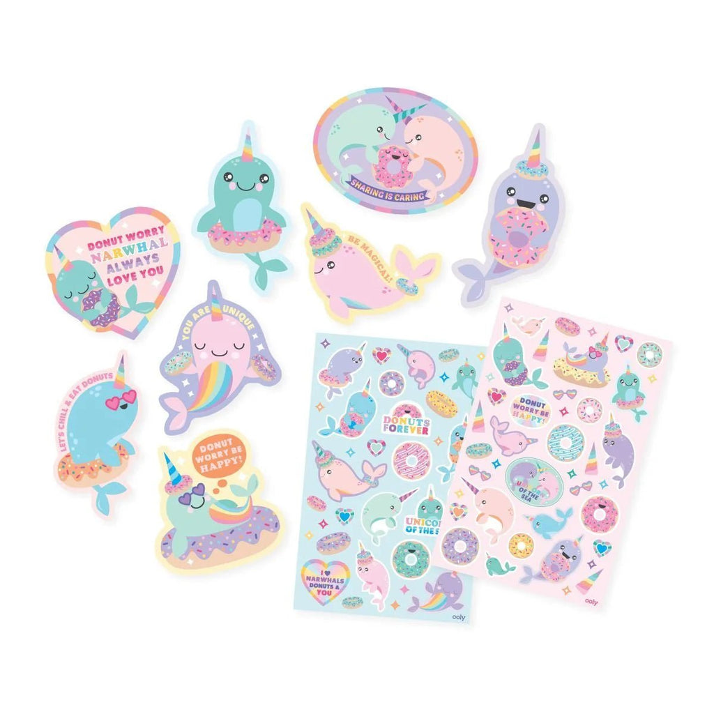 Nom Nom Narwhals Scented Stickers Just for Kids La Vie Bien Nom Nom Narwhals Scented Stickers