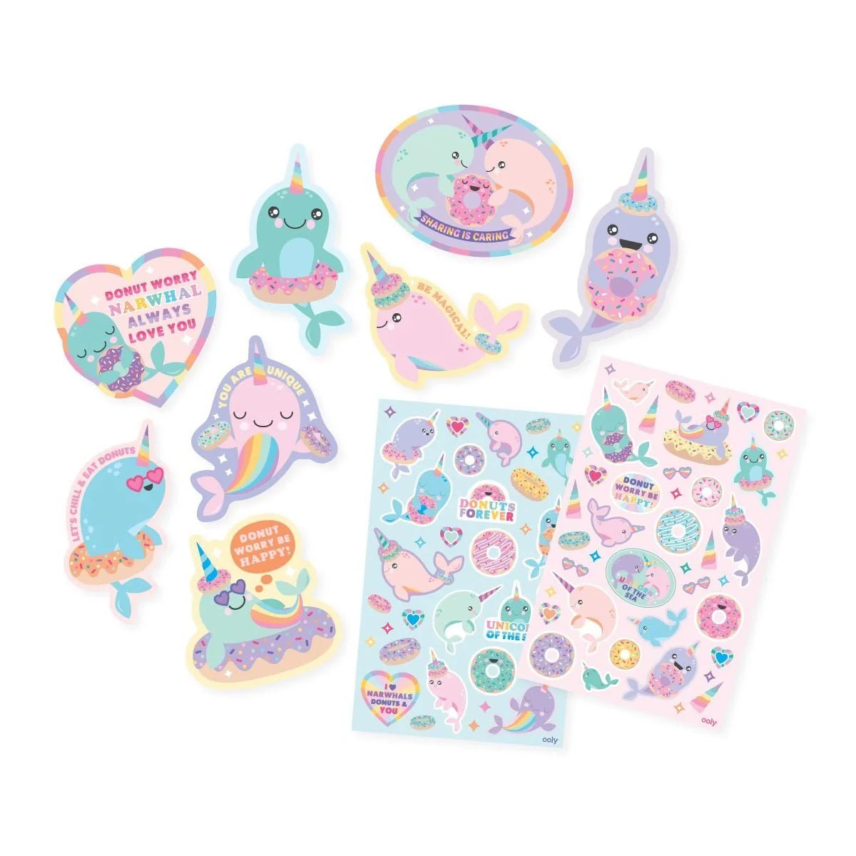 Nom Nom Narwhals Scented Stickers Just for Kids La Vie Bien Nom Nom Narwhals Scented Stickers
