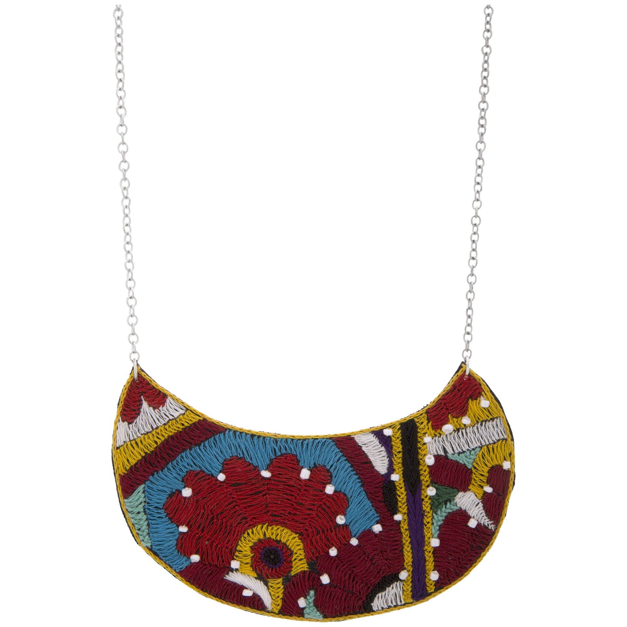Nomad Heritage Crescent Necklace Necklaces - Fashion La Vie Bien Nomad Heritage Crescent Necklace