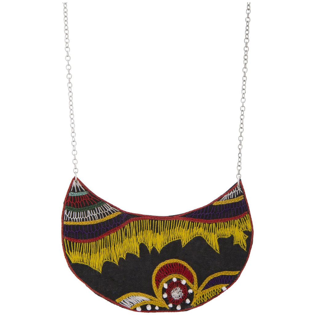 Nomad Heritage Crescent Necklace Necklaces - Fashion La Vie Bien Nomad Heritage Crescent Necklace