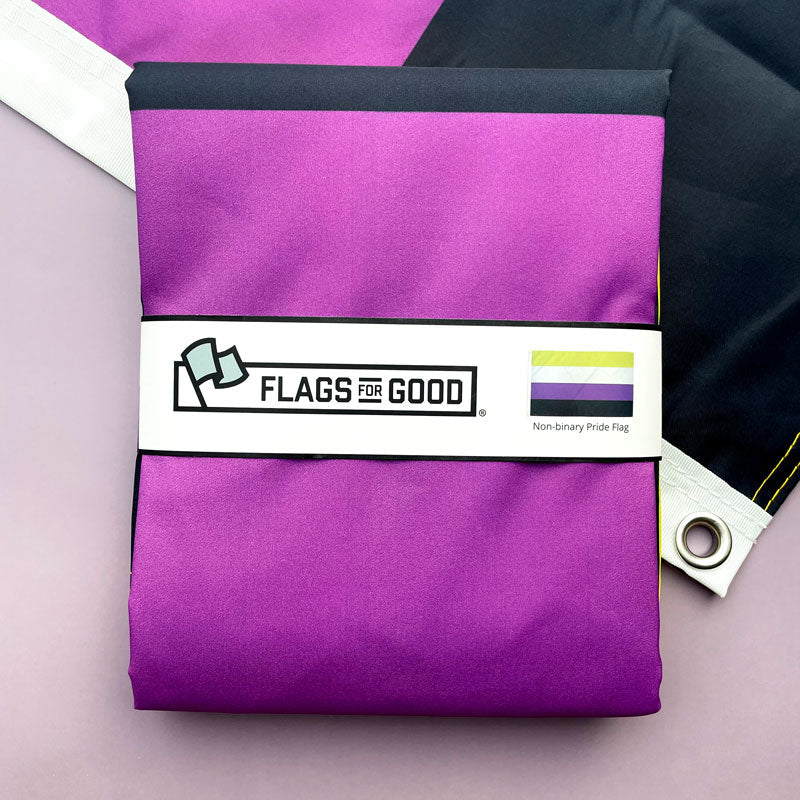 Nonbinary Pride Flag Flag La Vie Bien Nonbinary Pride Flag