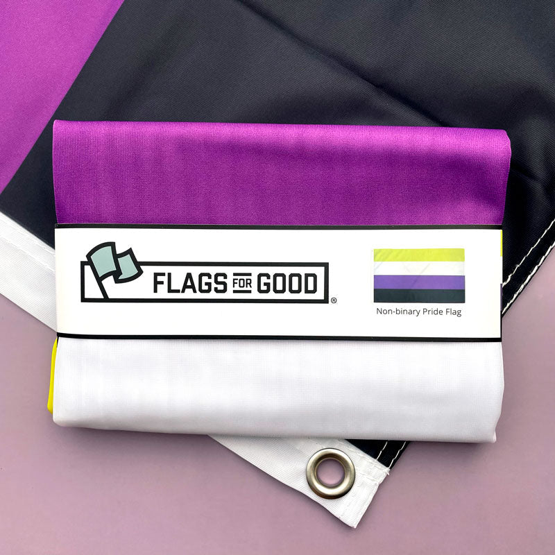 Nonbinary Pride Flag Flag La Vie Bien Nonbinary Pride Flag