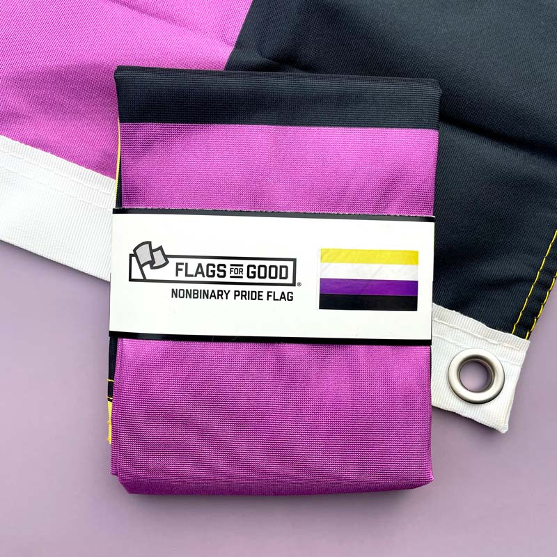 Nonbinary Pride Flag Flag La Vie Bien Nonbinary Pride Flag