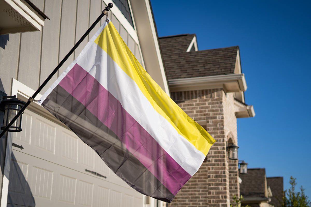 Nonbinary Pride Flag Flag La Vie Bien Nonbinary Pride Flag