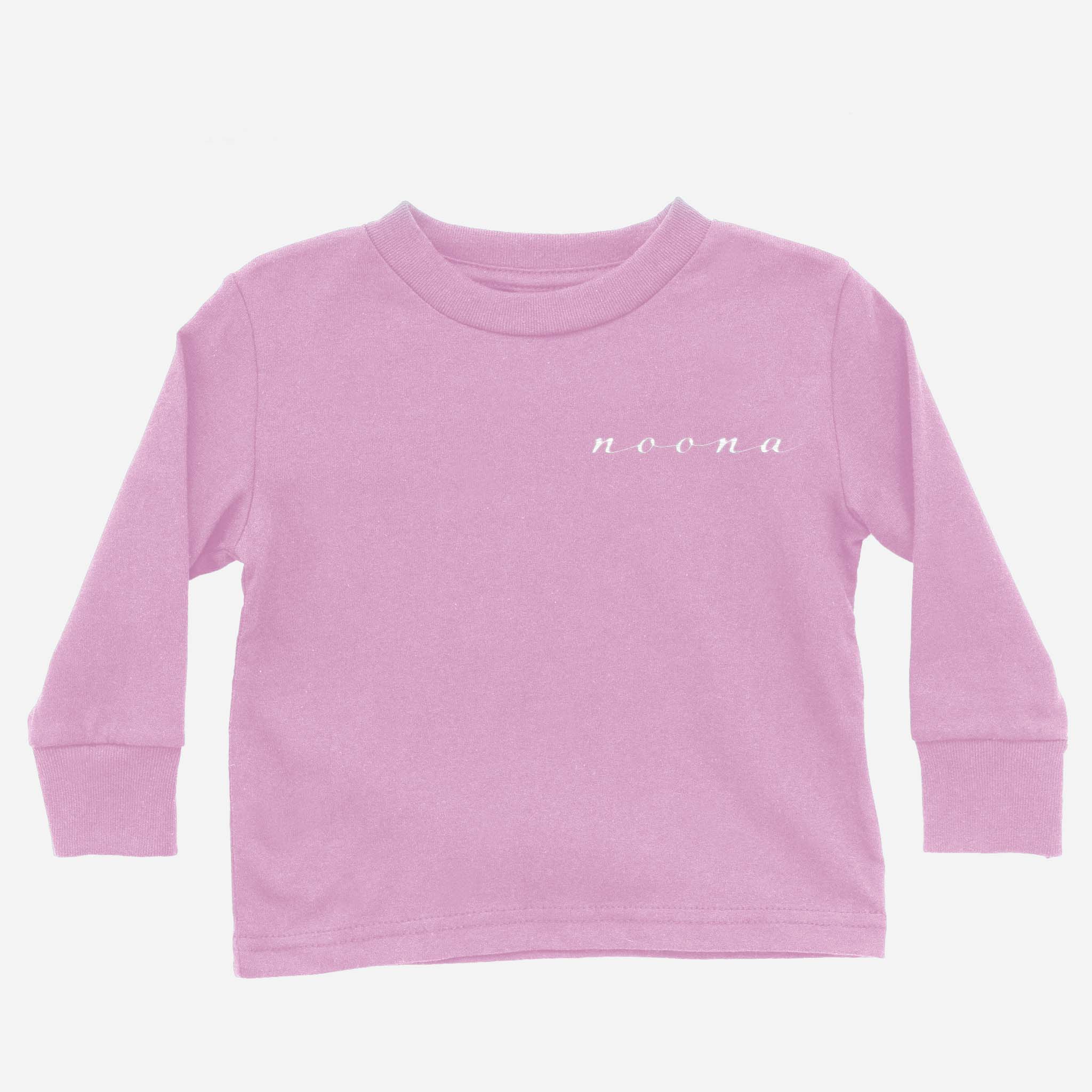 Noona - Long Sleeve Shirt (Toddler) tshirts La Vie Bien Noona - Long Sleeve Shirt (Toddler)