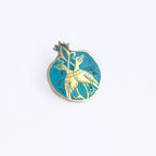 Noor Brooch Brass Brooch La Vie Bien Noor Brooch