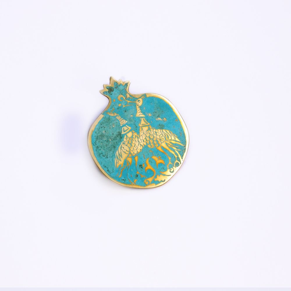 Noor Brooch Brass Brooch La Vie Bien Noor Brooch