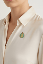 Noor Brooch Brass Brooch La Vie Bien Noor Brooch