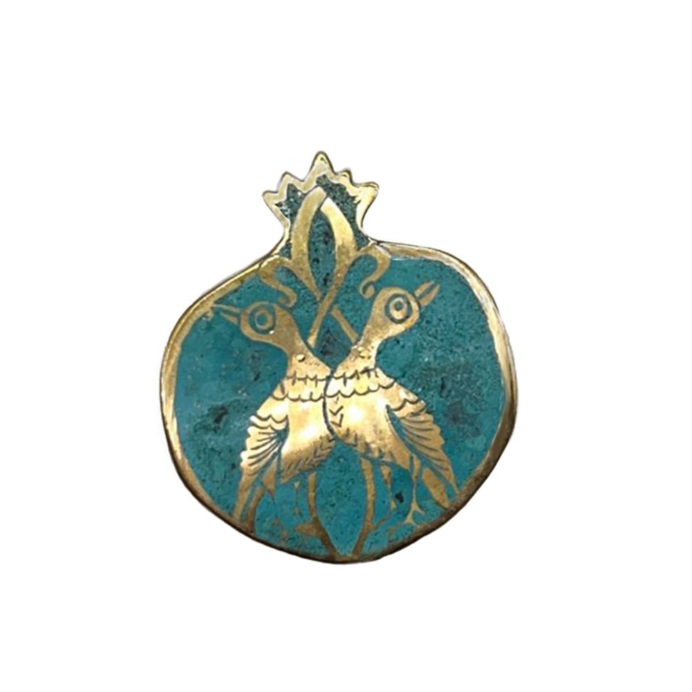 Noor Brooch Brass Brooch La Vie Bien Noor Brooch