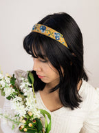 Nora Cross Stitch Headband Headbands La Vie Bien Nora Cross Stitch Headband