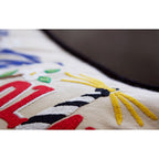 North Carolina Hand - Embroidered Pillow Pillows La Vie Bien North Carolina Hand - Embroidered Pillow