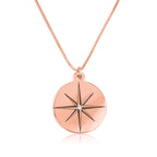 North Star Necklace With Birthstone