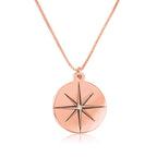North Star Necklace With Birthstone La Vie Bien North Star Necklace With Birthstone