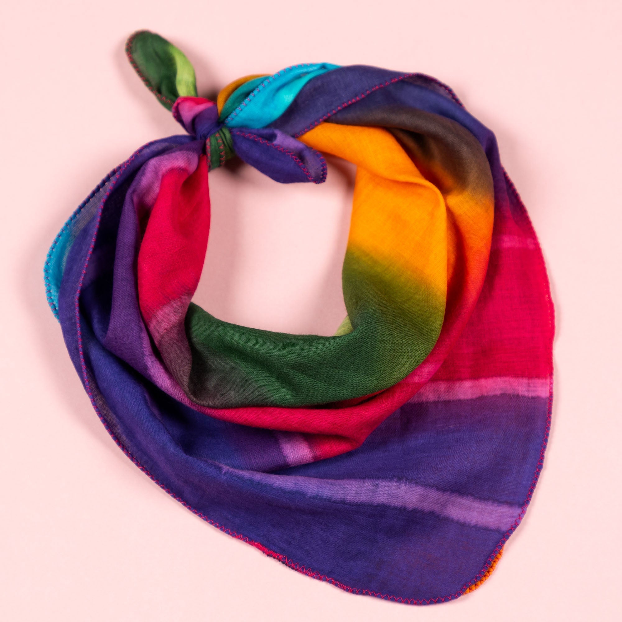 Northern Lights Bandana Scarf Scarves & Bandanas La Vie Bien Northern Lights Bandana Scarf