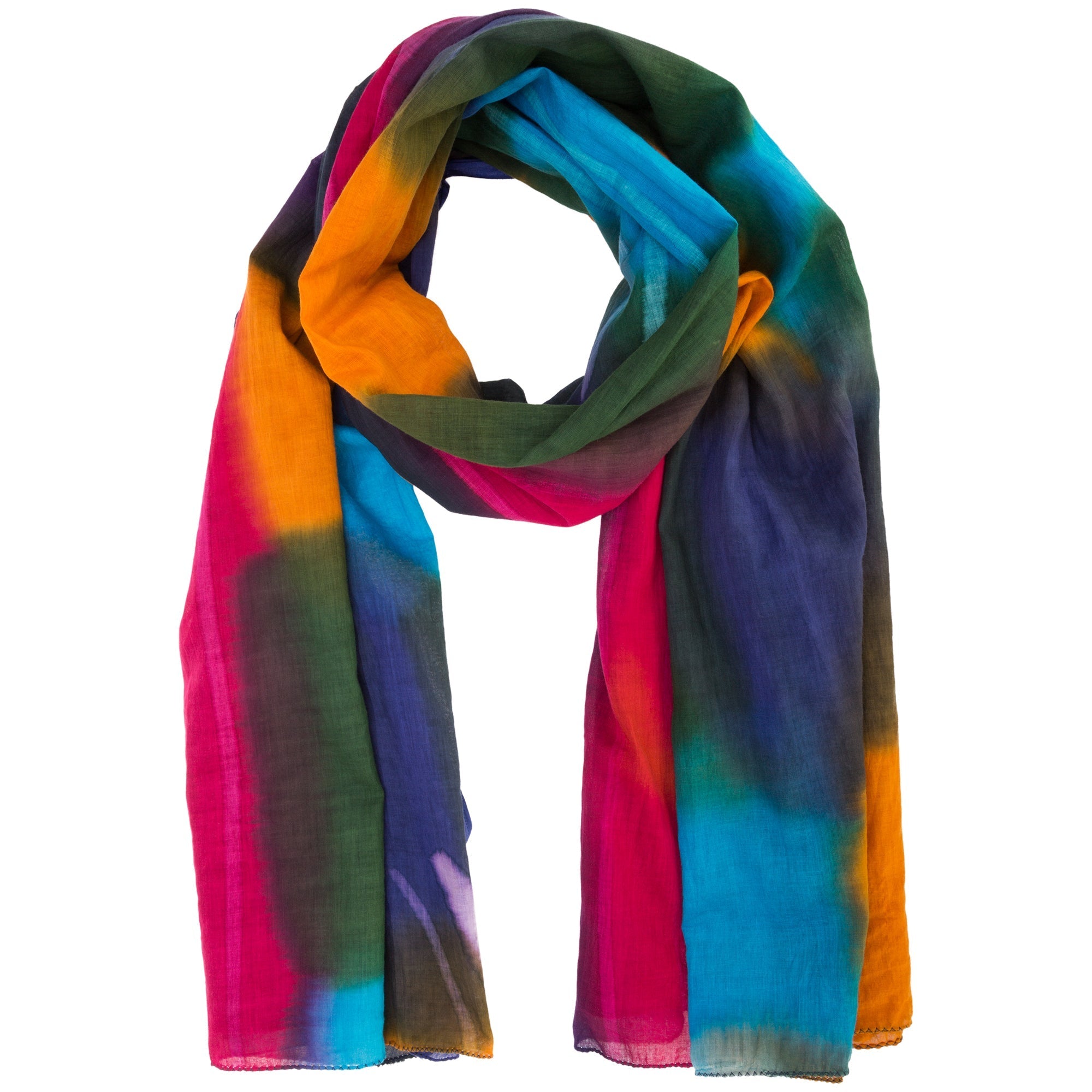Northern Lights Cotton Scarf | Fair Trade Scarves & Bandanas La Vie Bien Northern Lights Cotton Scarf | Fair Trade
